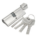 Cilindro de trava de segurança em alumínio para casa, armários e cofres com 3 chaves