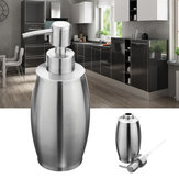Dispensador de bomba de jabón líquido y loción de 12,68 onzas / 375 ml de acero inoxidable para el hogar, hotel, cocina o baño