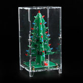 Geekcreit® Χριστουγεννιάτικο δέντρο LED Flash Σετ με Διαφανές Κάλυμμα Ηλεκτρονικό Κιτ DIY