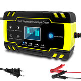 iMars 12/24V 8A/4A Berøringsskjerm Pulsgjennopprett LCD Batterilader For Bil Motorsykkel Blysyrebatteri AGM Gel Våt