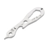Keith Ti1705 Pure Titanium Outdoor Camping Multifunctional Tools Hex Wrench Bottle Opener Spanner Flat Screwdriver