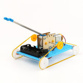 DIY Edukacyjny Elektryczny Robot Czołg Naukowe Zabawki Wynalazcze