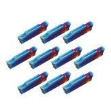 Drillpro 10pcs HRC45 Blue Nano MGMN300-M 3mm Carbide Insert for MGEHR/MGIVR Turning Tool Holder