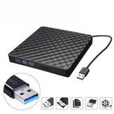 Külső USB3.0 DVD RW CD író Slim optikai meghajtó hamuolvasó lejátszó a PC Laptop számára