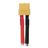 Enchufe XT60 Macho Hembra Cable de 4cm para Cargador de Baterías de Modelos RC
