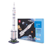 デリ 74547 3D ロケットモデル パズル DIY 手作り 三次元デザイン 学習 教育 科学 組み立て おもちゃ 子供と天文学愛好家への贈り物