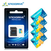 Stickdrive 16GB 32FB 64GB 128GB 256GB بطاقة ذاكرة ميكرو SD فلاش تخزين بطاقة ذاكرة مع بطاقة محول للكاميرا الهاتف المحمول