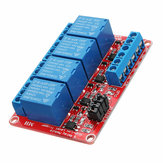 3Pcs DC12V 4 Kanal Level-Trigger Optokoppler-Relaismodul Netzteilmodul Geekcreit für Arduino - Produkte, die mit offiziellen Arduino-Platinen funktionieren