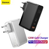 [GaN+SiC Tech] Baseus 3-портовое зарядное устройство USB PD, 120 Вт