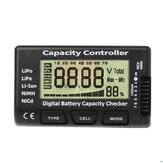 Testador de capacidade de bateria digital 1-7S Controlador de tensão Exibição de energia Teste de cristal líquido para bateria RC LiPo / LiFe / Li-Ion / NiMH / Nicd