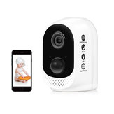 Hiseeu recargable Batería WiFi alimentado IP Cámara inalámbrico 1080P PIR Alarma CCTV Seguridad para el hogar cámara