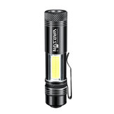 WARSUN Zoom-8 14500 AA EDC Flashlight Mini LED Torch IPX6 كل يوم تحمل سلسلة المفاتيح ضوء