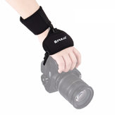 PULUZ PU224 Soft النيوبرين قبضة اليد المعصم الشريط مع حزام اليد المسمار لوحة بلاستيكية ل دسلر كاميرات