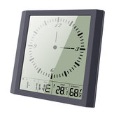 Многофункциональные электронные цифровые настенные часы, интеллектуальные, творческие, с большим экраном, будильник, термометр и гигрометр для дома