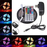 5M SMD3528 Wasserdichte RGB-LED-Lichterkette mit 300 LEDs + IR-Controller + 44-Tasten-Fernbedienung + EU US Stecker