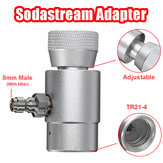 CO2 Cylinder 8mm Sodastream Adapter to TR21-4  Inflatable Connector with Filter