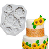 Voedselkwaliteit Siliconen Cakevorm DIY Chocalade Koekjes IJsbakvorm Bloemen En Bladeren Vorm