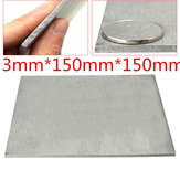 Titaniumlegeringplaat TC4 / GR5 Titaniumplaat 3 × 150 × 150 mm