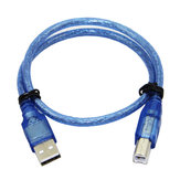 3db 30cm kék USB 2.0 A típusú dugó B típusú férfi tápkábel