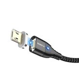 FLOVEME 3A Micro USB LED Магнитный плетеный зарядный кабель для зарядки 1M для Смартфон iPad Pro Tablet