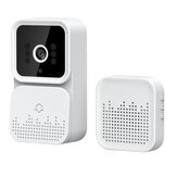 Умная визуальная дверная колокольчик с камерой на улице и Wi-Fi-камерой, интеллектуальным ночным видением ИК, двусторонней аудио связью, удаленным просмотром видео через приложение для обеспечения безопасности дома