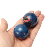 2 stücke 42mm Chinesische Gesundheit Drachen Übung Stress Entspannung Therapie Massage Baoding Ball