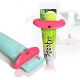 Dispensador de pasta de dientes para baño, tubo de crema, exprimidor de limpiador facial