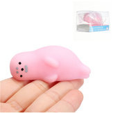 Pink Seal Mochi Squishy Squeeze Cute Healing Toy Kawaii Collection Stress Reliever Gift Decor 