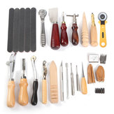 Conjunto de herramientas artesanales de 20 piezas para la reparación y fabricación de cuero
