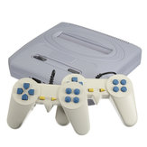 Console home clássico do jogo de vídeo da tevê com o controlador de 2 jogadores 