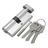 Fechadura de segurança de alumínio para porta e armário com cilindro e 3 chaves de 89×29mm