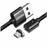 Cable de carga rápida magnética FONKEN 3A Micro USB para teléfonos Android Oneplus HUAWEI P30 Nokia