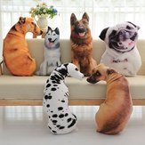 Almofada de pelúcia Honana WX-555 com simulação 3D de animais, estampa de cão Samoieda, Husky, Tigre - Almofada fofa