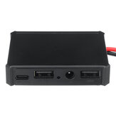 Controlador de carga de regulação solar 4em1 18V USB com saída dupla USB DC TYPE-C de 5V