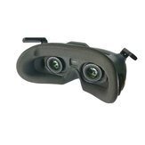 MXK Almofada de algodão para máscara de fone de ouvido FPV, proteção antivazamento de luz e cobertura de lente para DJI Goggles 2