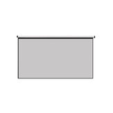 Thinyou Матовая серая ткань из стекловолокна Настенный Проектор Экран 100 дюймов 4: 3 Проектор Занавес для домашнего кинотеатра Фильмы Проектор