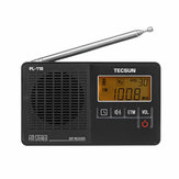 Tecsun PL-118 DSP FM Stereo Portable Radio Receiver ETM Clock Alarm