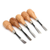 5 PCS Wood Carving Working Tool Carving Chisels Set DIY Tools For Lathe Wood Cut Working