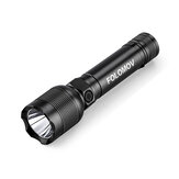 Folomov Hold-1 1000LM Strong Light LED Flashlight With 18650 Battery Type-C Fast Recharge Waterproof Portable Mini Torch with Tactical Head for Outdoor Camping Light