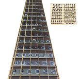 1 шт. Наклейка на гриф гитары с обозначением нот и музыкальной шкалы для начинающих