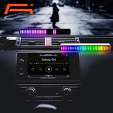 Contrôle intelligent de la lumière RGB Bluetooth APP Contrôle musical Commande vocale Lumières de rythme magique 210 modes de couleur Mode musical Lumière ambiante Lampe de chargement USB
