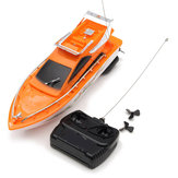 26x7.5x9 سنتيمتر البرتقال البلاستيك الكهربائية التحكم عن طفل تشيردرن لعبة سرعة القارب