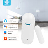Tuya Smart WiFi Door Sensor Window Sensor Door Open/Closed Wifi Home Alarm Compatible With Alexa Google Home Tuya APP