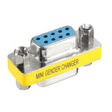 9 Pin DB9 Buchse auf Buchse Mini Gender Changer Adapter Stecker Stecker Stecker
