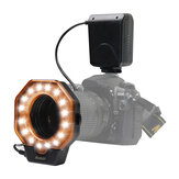 SHOOT SL-103C Anillo macro Luz de flash LED GN15 6800K Diámetro 52 55 58 62 67 72 77mm Anillo adaptador
