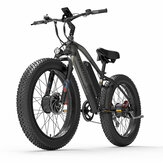 [EU Direct] LANKELEISI MG740PLUS 20Ah 48V 1000W*2 Электрический велосипед 26*4.0 Inches 120-150km Mпробег Range Max Load 180kg