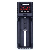 Cargador de batería USB LiitoKala Lii-S1 con pantalla LCD inteligente para baterías 18650 26650 14500 21700
