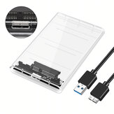MnnWuu SATA3 naar USB3.0 Harde Schijf Behuizing Ondersteunt 2,5 Inch SATA HDD SSD Externe Harde Schijf Doos voor Desktop Laptop