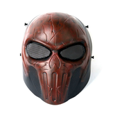 Máscara facial completa tática para airsoft, paintball e jogo de campo CS, estilo Halloween e cosplay