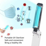 Lâmpada UV de desinfecção dobrável LUSB, varinha UV portátil de desinfecção, lâmpada esterilizadora germicida UV